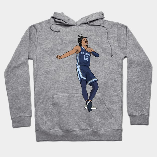 ja morant and the cabbage patch dance Hoodie by rsclvisual